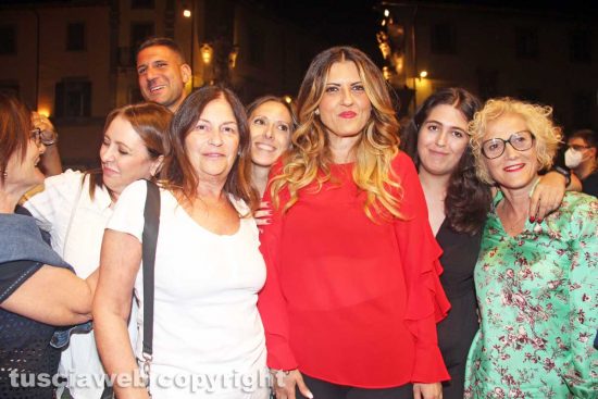 Viterbo - Il comizio conclusivo di Alessandra Troncarelli
