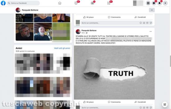L'invito-appello sulla pagina facebook Pasquale Bottone
