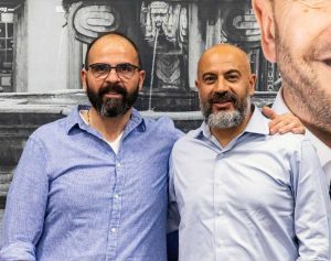 Marco Santoni con Gianluigi Paragone