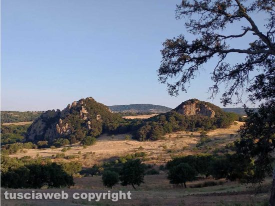 Cerveteri - Tramonto sulle Dolomiti del Lazio