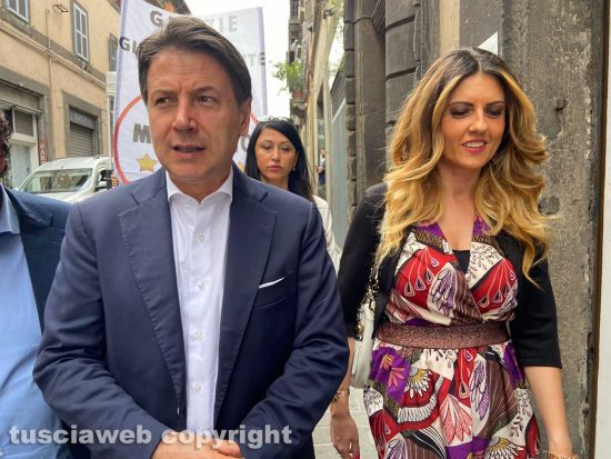 Giuseppe Conte e Alessandra Troncarelli