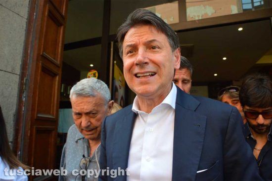 Giuseppe Conte a Viterbo