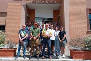 Viterbo - Gli studenti del Da Vinci alla scuola marescialli