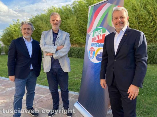 Viterbo - Raffaele Nevi, Claudio Ubertini e Francesco Battistoni