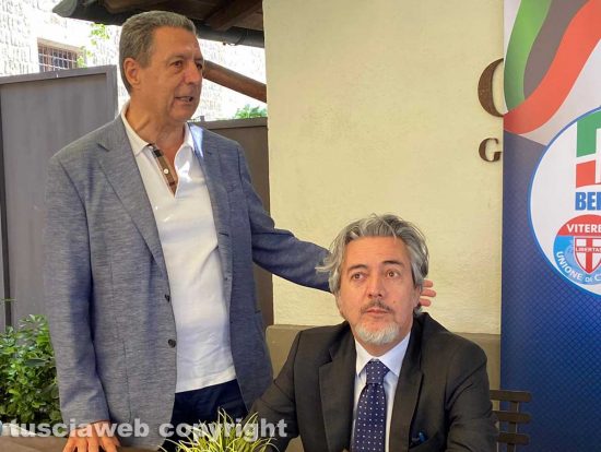 Viterbo - L’incontro con Bernini a sostegno di Ubertini
