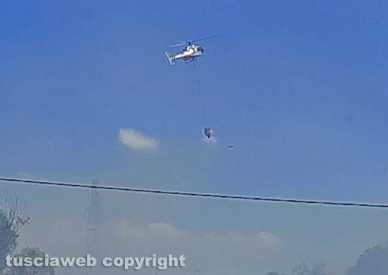 Incendio a Montalto di Castro