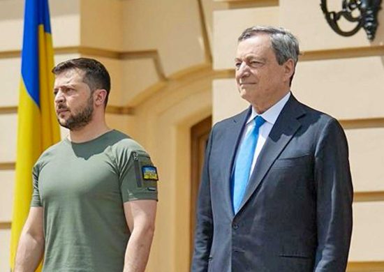 Kiev - Draghi incontra Zelensky
