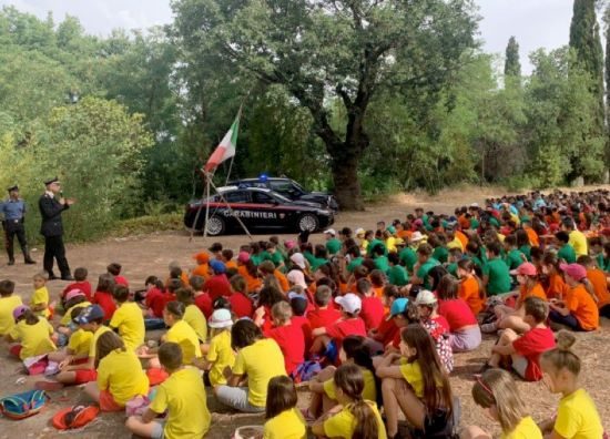 Montefiascone - I carabinieri incontrano i ragazzi del grest