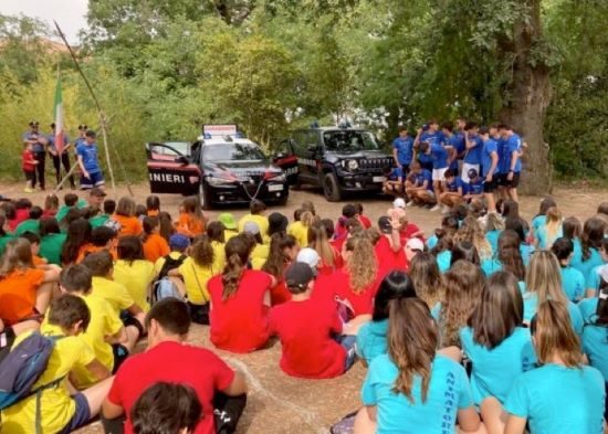 Montefiascone - I carabinieri incontrano i ragazzi del grest
