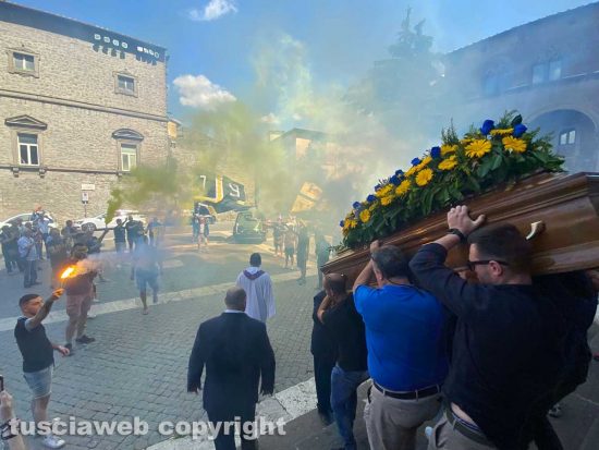 Viterbo - I funerali di Alfredo Lucaccioni