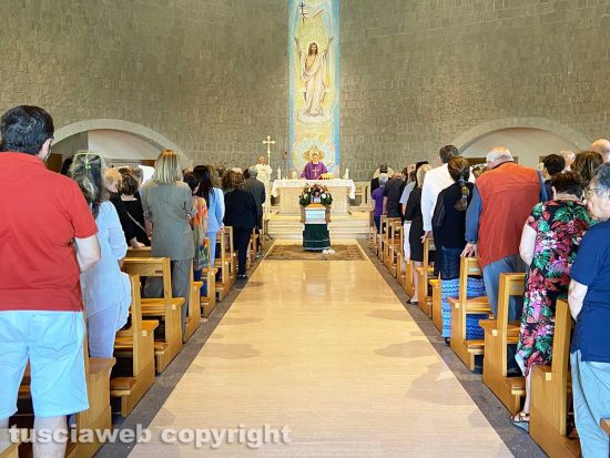 Viterbo - Il funerale di Loretta Zanobbi