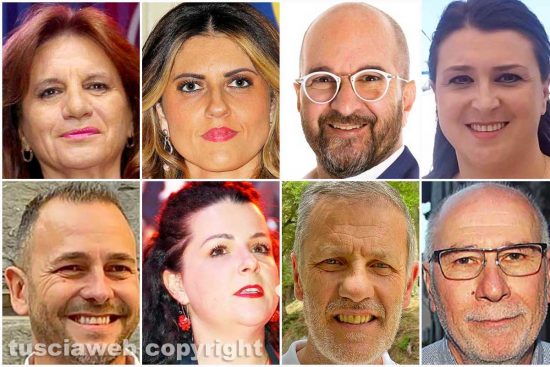 Allegrini, Troncarelli, Scuderi, Ciambella, Cardona, Frontini, Ubertini e D'Ubaldo