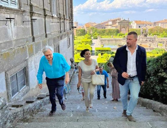 Vittorio Sgarbi, Chiara Frontini ed Emanuele Ricucci