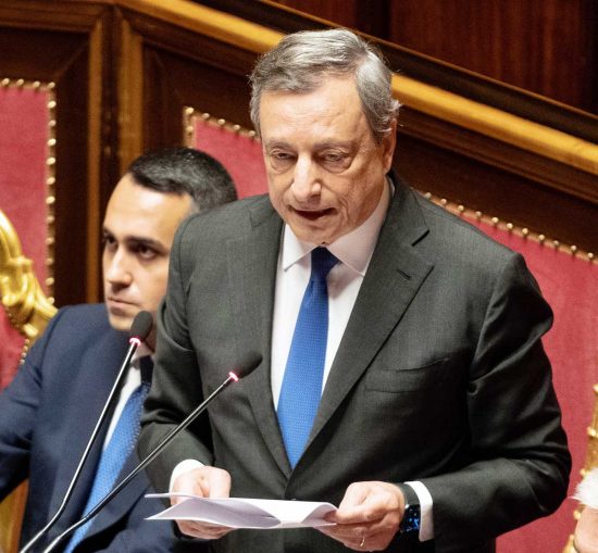 Mario Draghi alla camera