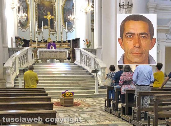Civita Castellana - Funerali Petro Kuts - Nel riquadro: Petro Kuts