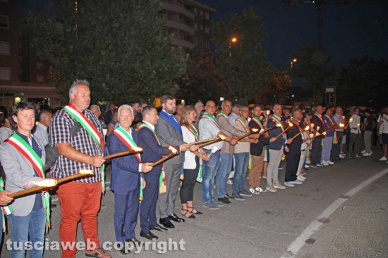Viterbo - Fiaccolata in ricordo di Borsellino 