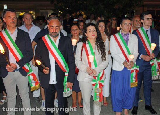 Viterbo - Fiaccolata in ricordo di Borsellino 