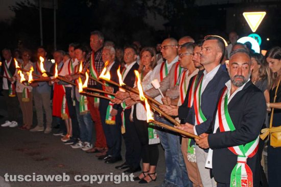 Viterbo - Fiaccolata in ricordo di Borsellino 