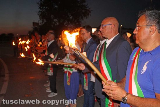 Viterbo - Fiaccolata in ricordo di Borsellino 
