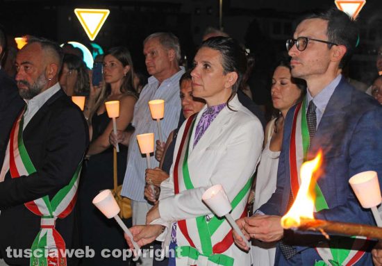 Viterbo - Fiaccolata in ricordo di Borsellino 