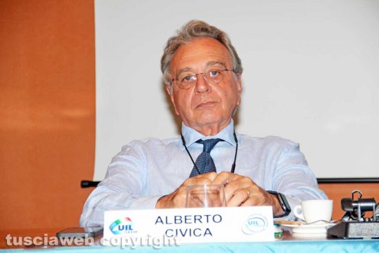 Il segretario generale della Uil del Lazio Alberto Civica