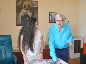 Vittorio Sgarbi e Chiara Frontini