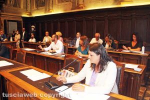 Viterbo - Consiglio comunale - I banchi dell'opposizione