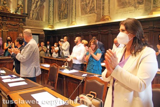 Viterbo - Consiglio comunale - I banchi dell'opposizione