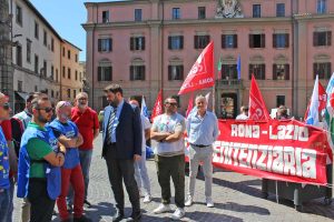 Viterbo - Romoli alla manifestazione della polizia penitenziaria
