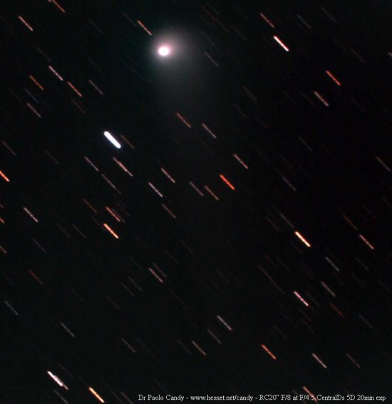 La cometa Panstarrs K2