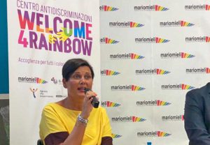 Roma - Eleonora Mattia all'inaugurazione del nuovo centro antidiscriminazioni
