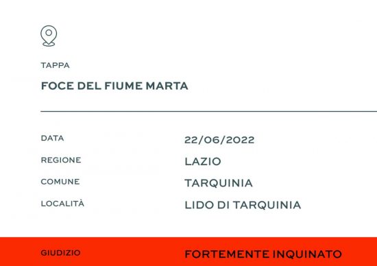 Goletta Verde Legambiente - Le analisi a Tarquinia