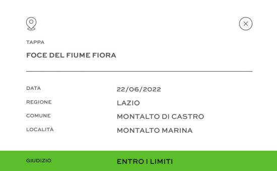 Goletta Verde Legambiente - Le analisi a Montalto di Castro