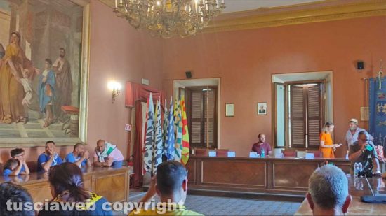 Ronciglione - La presentazione del palio Corse a vuoto