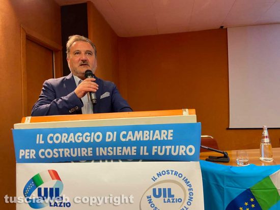 Enrico Panunzi al congresso Uil