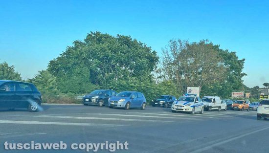 Incidente tra la Cassia bis e la Cimina