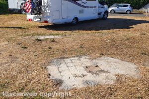 Montalto di Castro - Il parcheggio per camper