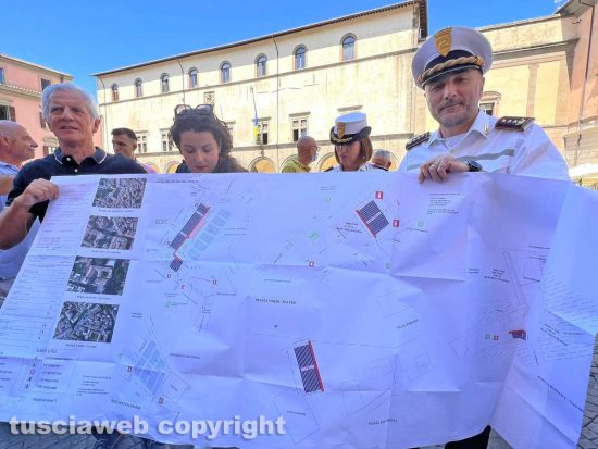 Sopralluogo tecnico per valutare il percorso del Trasporto della Macchina di Santa Rosa