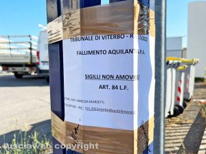 Viterbo - Sigilli alla Aquilanti spa