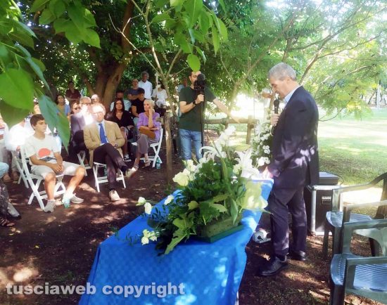 Viterbo - La commemorazione di Andrea Amici all'orto botanico