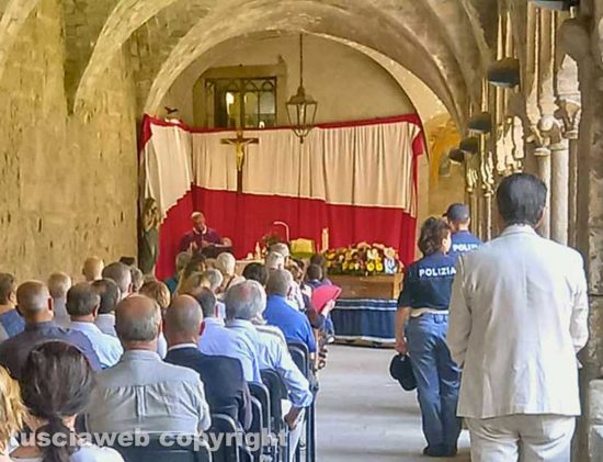 Viterbo - I funerali di Francesco Monaco