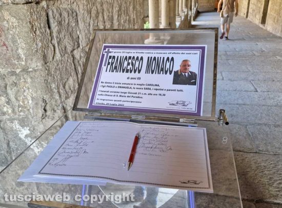 Viterbo - I funerali di Francesco Monaco