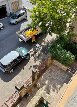 Viterbo - I lavori per la fibra ottica