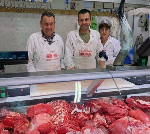 Viterbo - Bibbiano il macellaio di Villanova con figlio e moglie