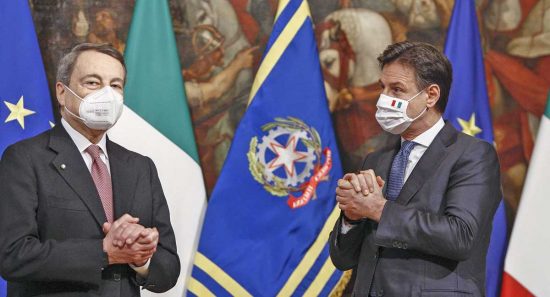 Mario Draghi e Giuseppe Conte