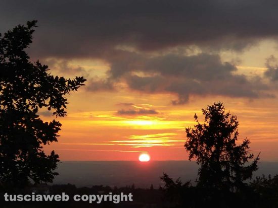 Tramonto su Viterbo