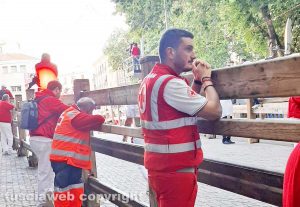 La Croce rossa di Viterbo a Pamplona per la festa di San Fermin