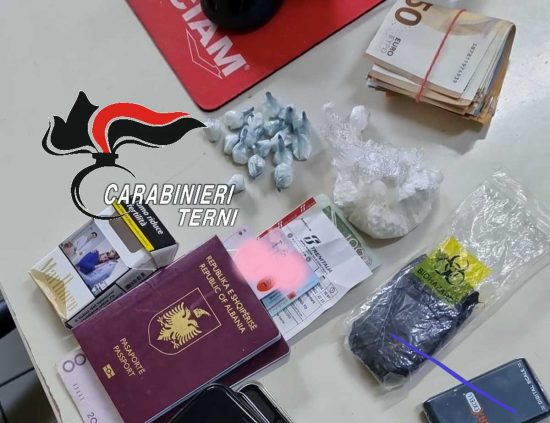 Terni - Il sequestro fatto dai carabinieri