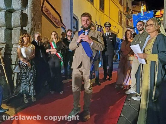 Montefiascone - L'inaugurazione della 62esima fiera del vino - L'intervento del presidente della provincia Alessandro Romoli
