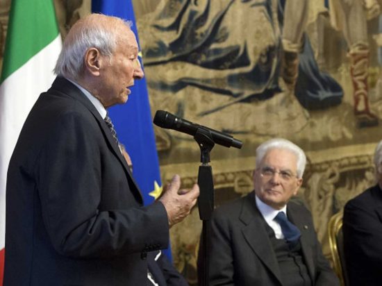 Sergio Mattarella e Piero Angela
